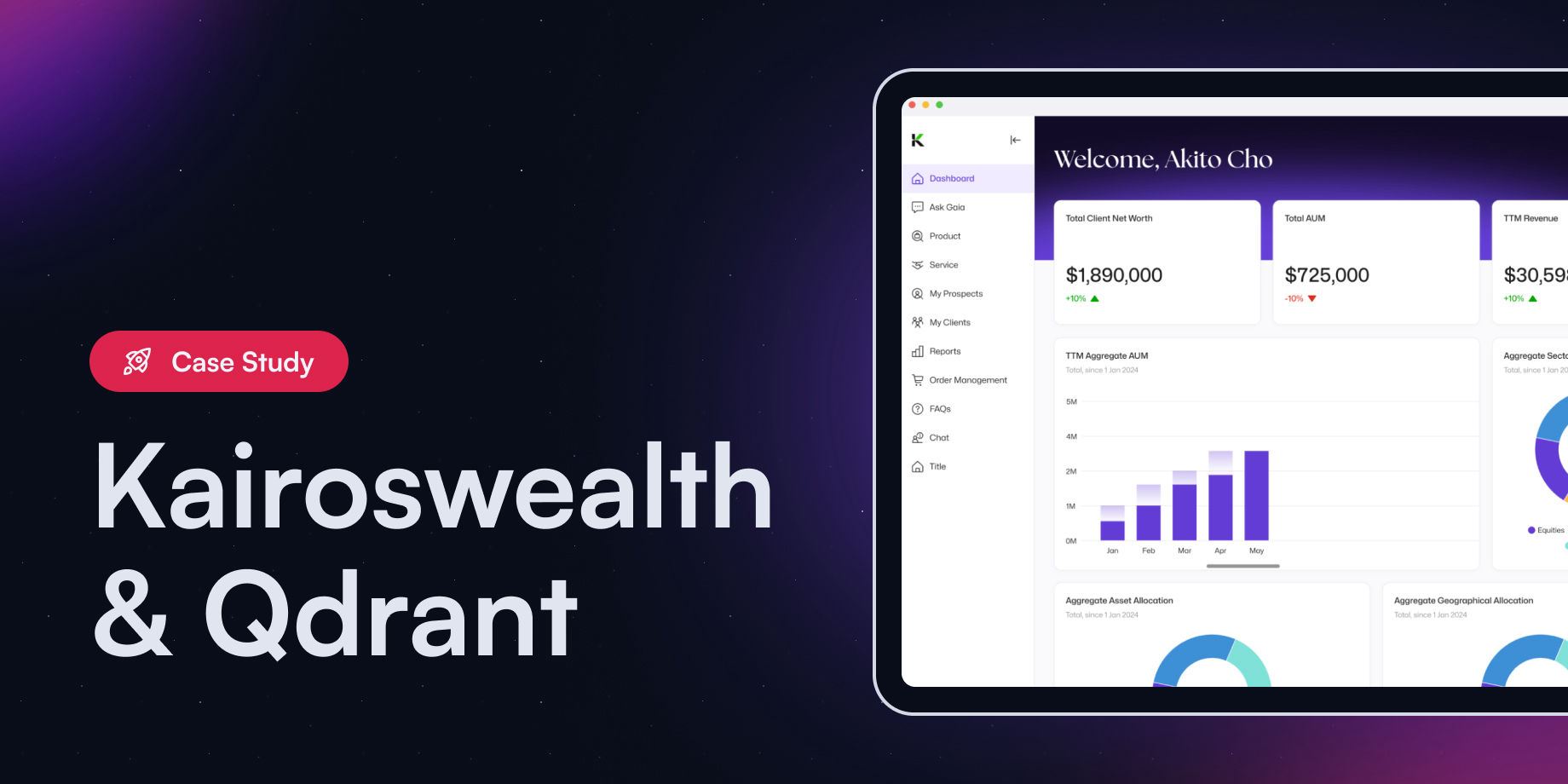 Kairoswealth & Qdrant: Transforming Wealth Management with AI-Driven Insights and Scalable Vector Search